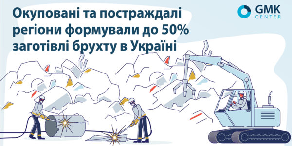 Фото – Оккупированные и пострадавшие регионы формировали до 50% заготовки лома в Украине