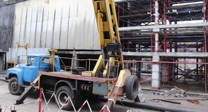 Photo – Kametstal has started major repairs of the cooling tower’s fifth section
