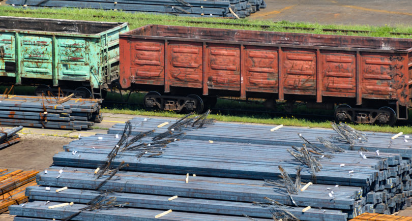 Photo – Ukrzaliznytsia transported 275 thousand tons of steel products for export in August 2022