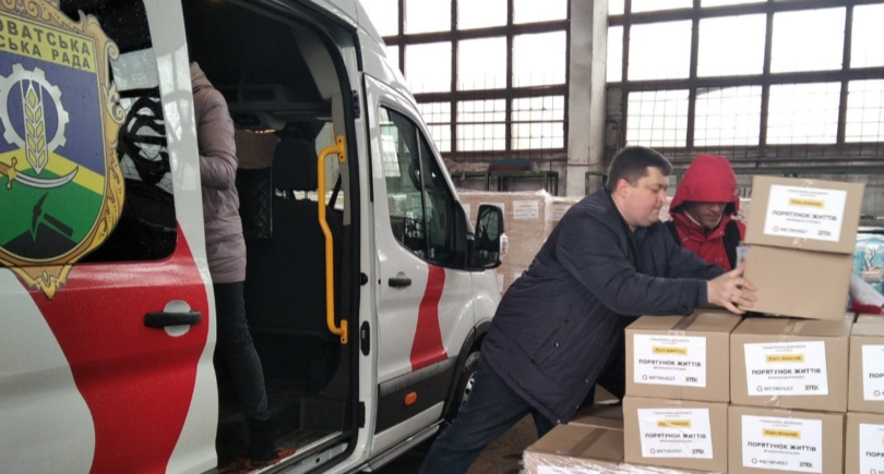 Photo – Metinvest purchased social transport for the Gleyuvat community